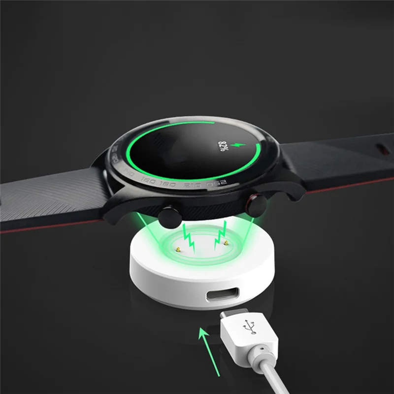 2X магнитная фиксированная зарядная подставка для часов Huawei Watch GT и зарядное устройство для умных часов Honor Watch Magic + USB-кабель для зарядки