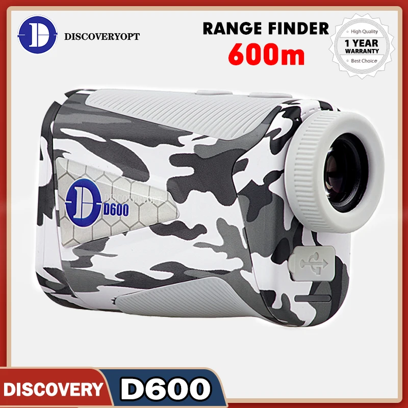 

Diccovery Golf Laser Mini Rangefinder 600M/Yard for Outdoor Adventure Hunting Monocular USB Rechargeable for Lasser Range Finder