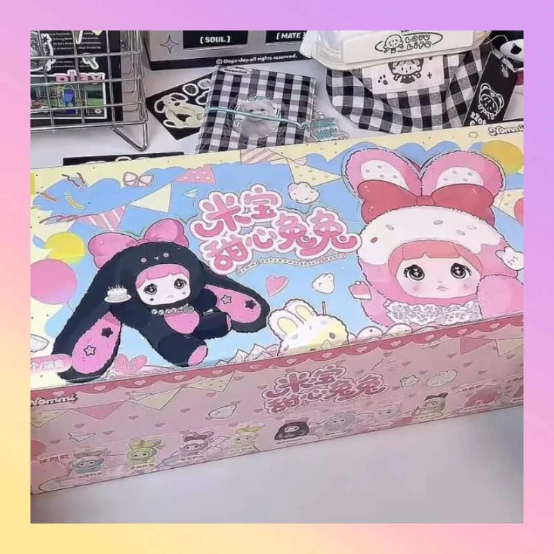

Милые оригинальные Nommi Mi Bao второго поколения, серия Sweetheart Bunny, плюшевая глухая коробка, модные виниловые куклы, украшения, подарки