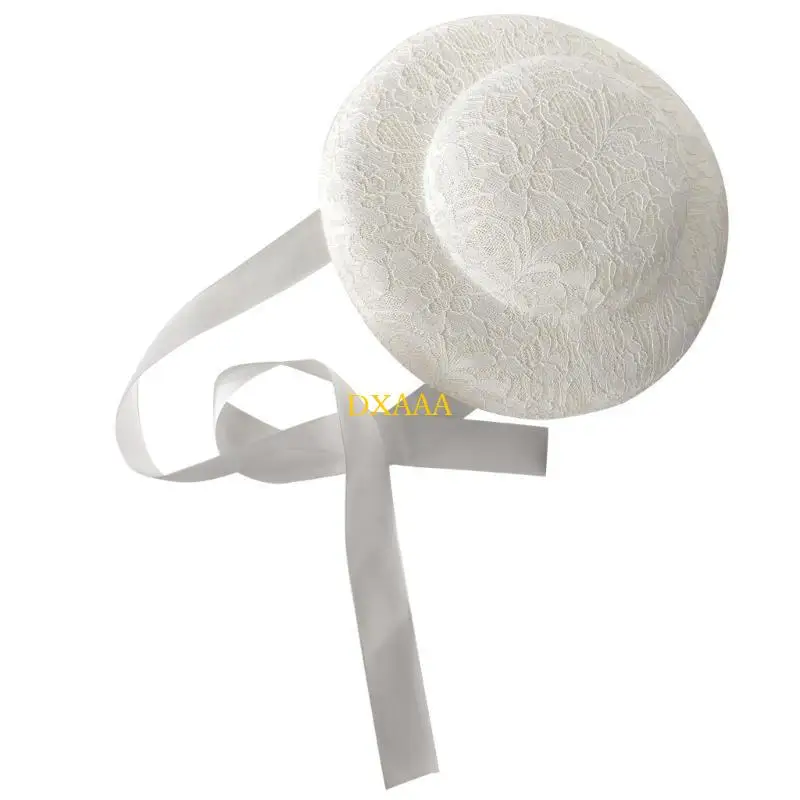 

DXAA Элегантная кружевная шляпа с регулируемой лентой для женщин, отлично подходит для свадебных вечеринок и вечерних чаепитий