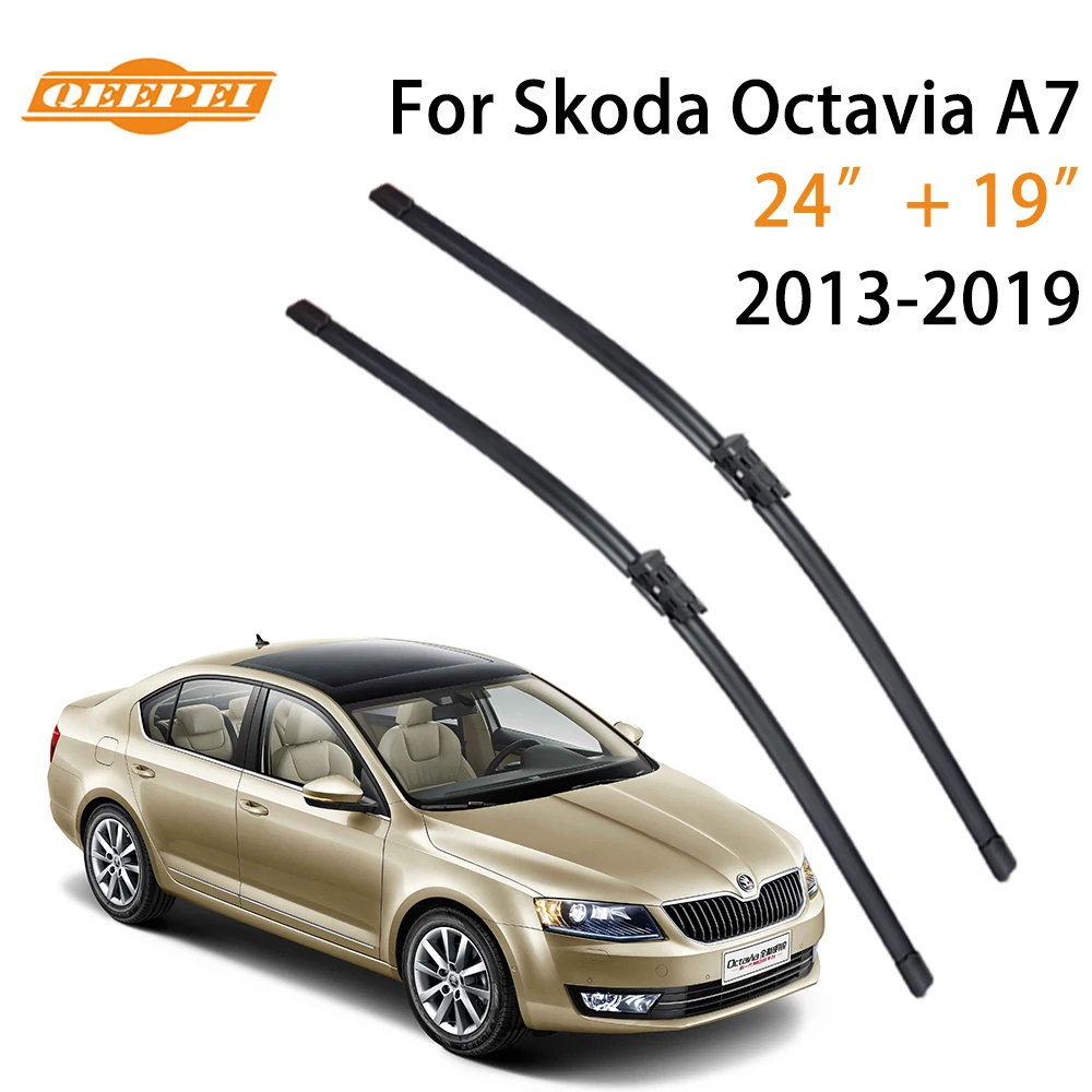 Front Wiper Blade For Skoda Octavia A7 5E MK3 2013 2014 2015 2016 2017 2018 2019 Windshield Windscreen Front Window 24