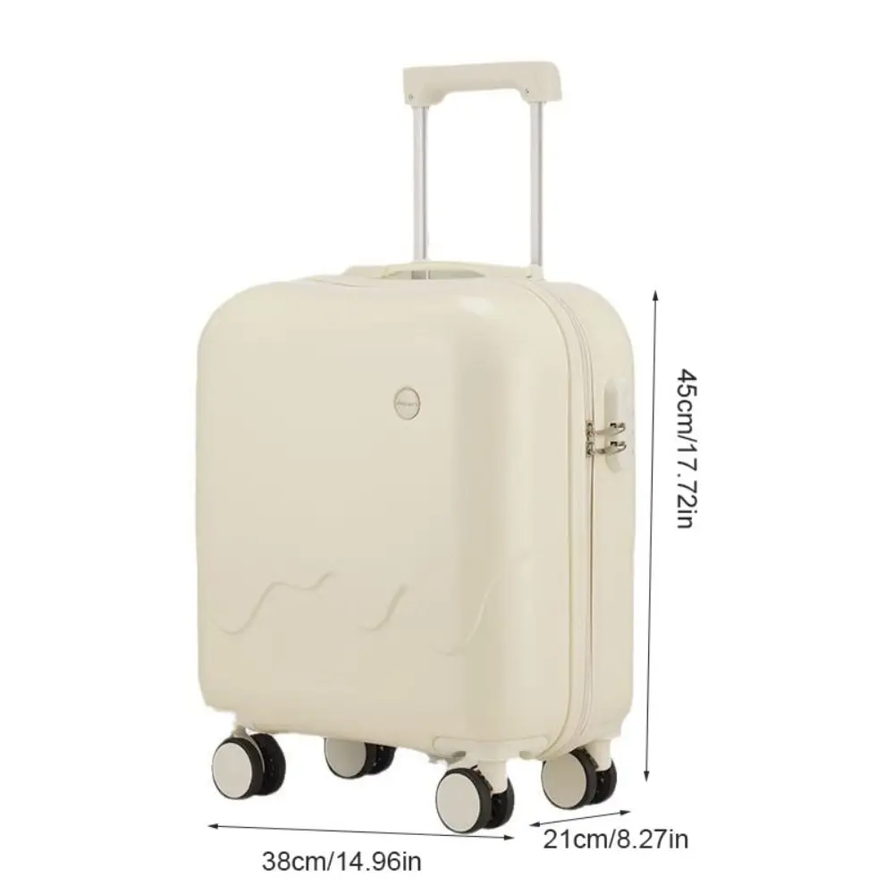 Ice Cream 18 Inch Boarding Case Cup Holder Square Travel Luggage Suitcase Code Case Travel Box Password Trolley Case Travel