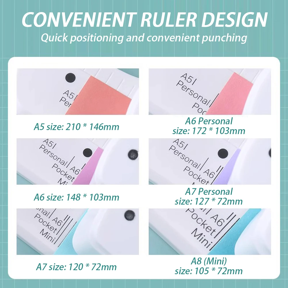 3-луночный дырокол, многофункциональный ручной дырокол для бумаги для студентов