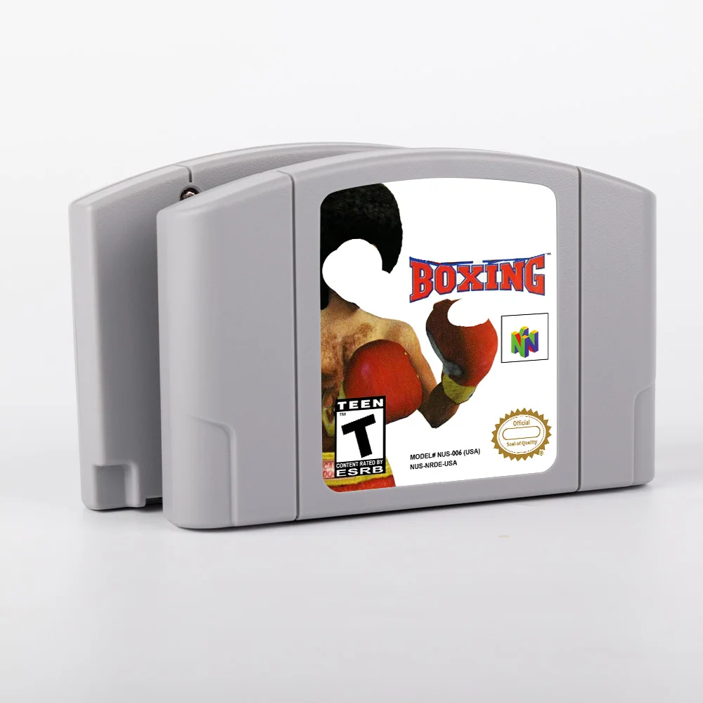 Cartucho de juego de 64 bits Rumbled Game Boxing Readyed, versión USA NTSC o versión EUR PAL para consolas N64