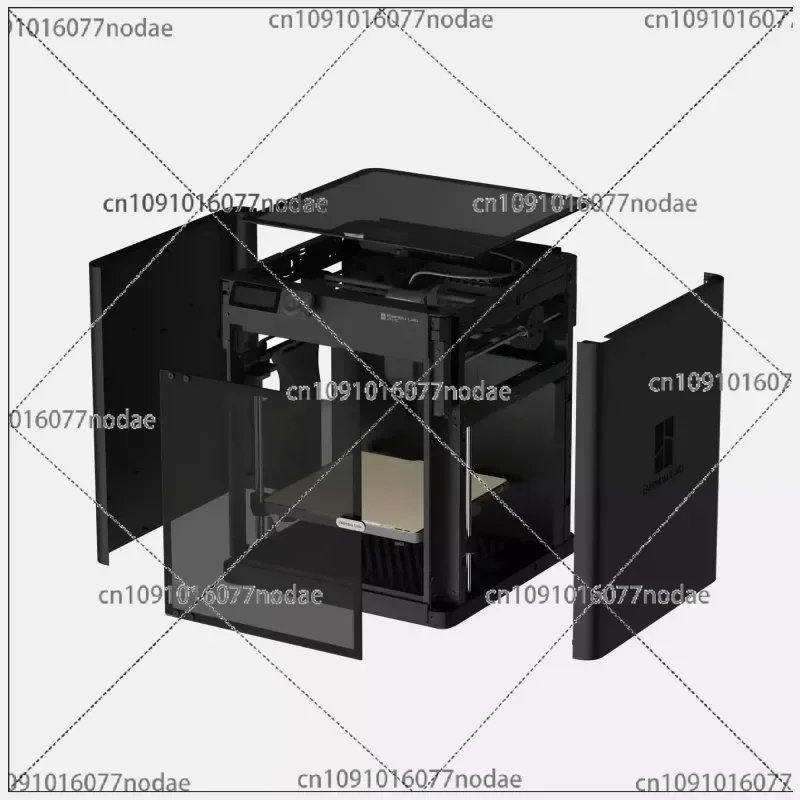 Supports 16 Color Bambu Lab P1S 3D Printer P1S Combo 3D with AMS Enclosed Body, Suitable for High-Temperature Environments