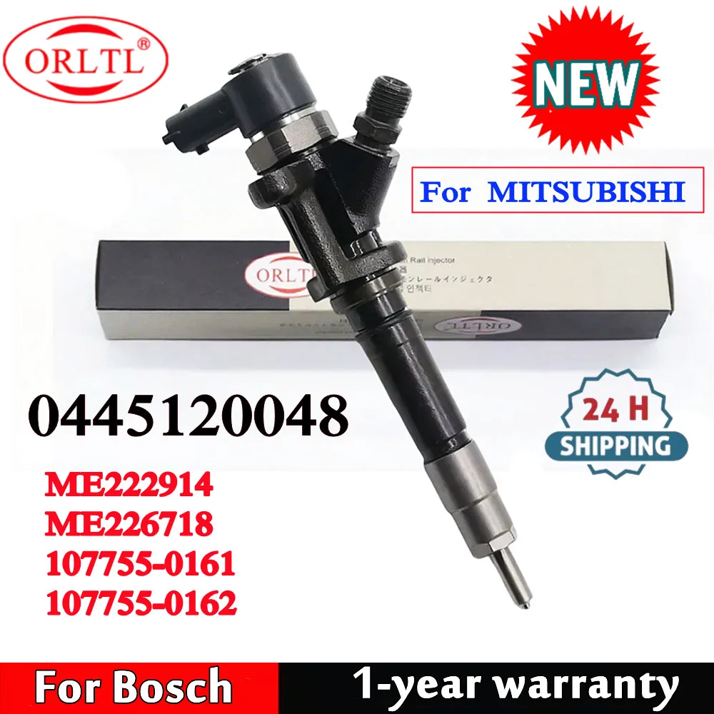 

0 445 120 048 NEW Common Rail Injector Assy 0445120048 For Bosch MITSUBISHI ME222914 ME226718 107755-0161 107755-0162