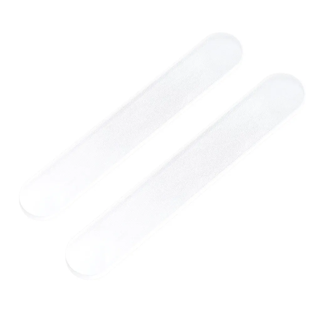 2Pcs Nail Files Slim Compact Design Delicate Micro Particle Rub Surface for Elegant Nails Polishing Grinding Nail Art Tool