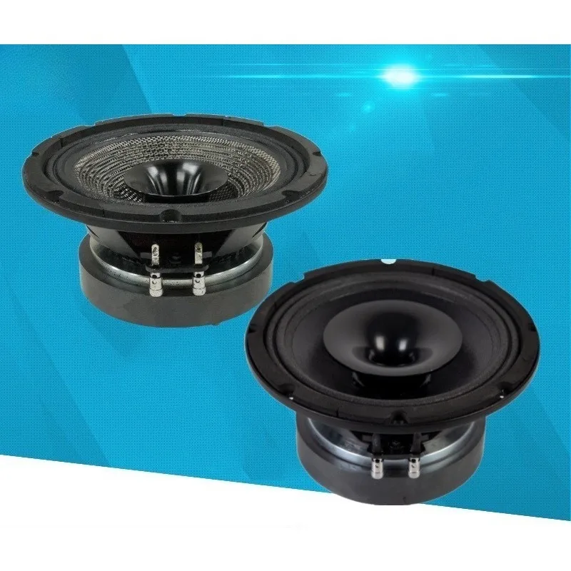 8 Inch Coaxial Speaker Large Horn Full Range Mid‑bass Driver Lossless Sound Quality Audio Unit