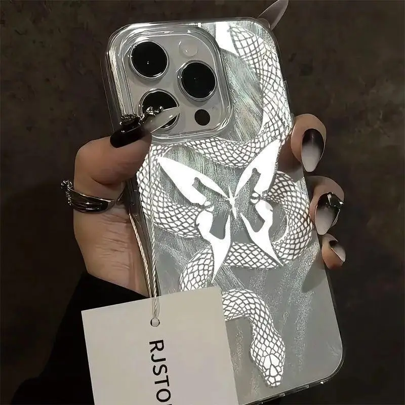 

Butterfly Snake Phone Case For Samsung A56 A36 A26 A16 A17 A07 A55 A15 A25 A35 A54 A34 A24 A33 A53 A06 A05S A03 A03S A13 A23 A14