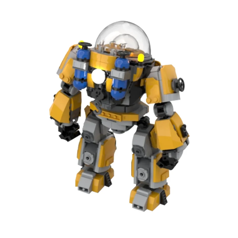 MOC Mech Deep Sea Exos Suit Model Building Blocks Classic X-3 Infiltrations Suit Bricks Mechanised Marine Suit Toy for Kids Gift