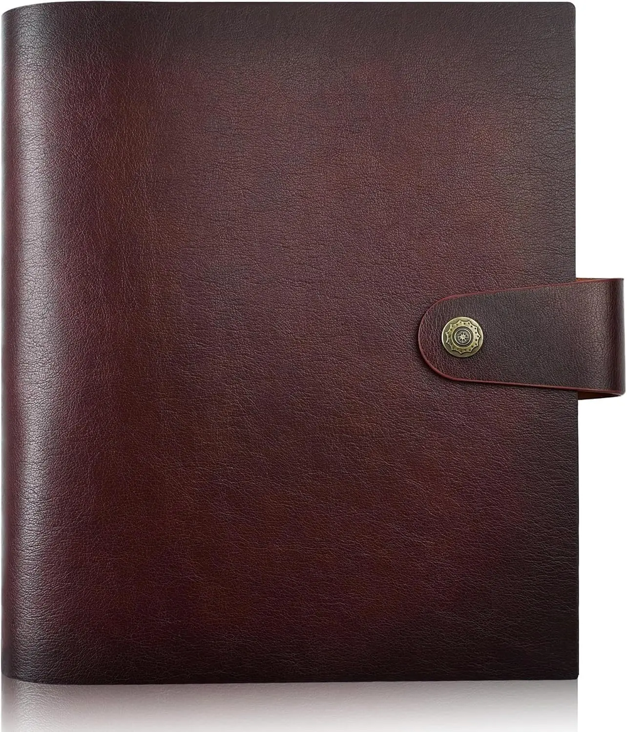 

Genuine Leather Photo Album 300 Pockets, 4x6 for 300 Photos, with 40 Writing Paper, Bookshelf Scrapbook for Travel Famil