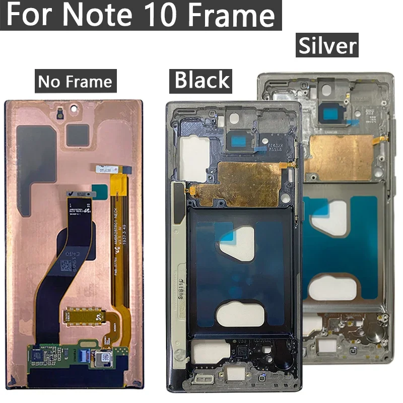 New AMOLED Display For Samsung Note 10 With Frame LCD Screen 6.3\