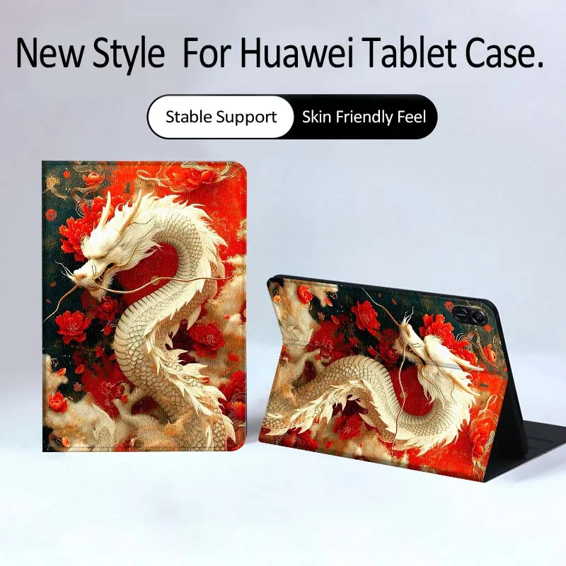 

Anime Art Dragon Design For Huawei MatePad Pro Air 12 X Honor Pad 8 V8 9 13 GT GT2 3 12.6 13.3 Inch Tablet Case