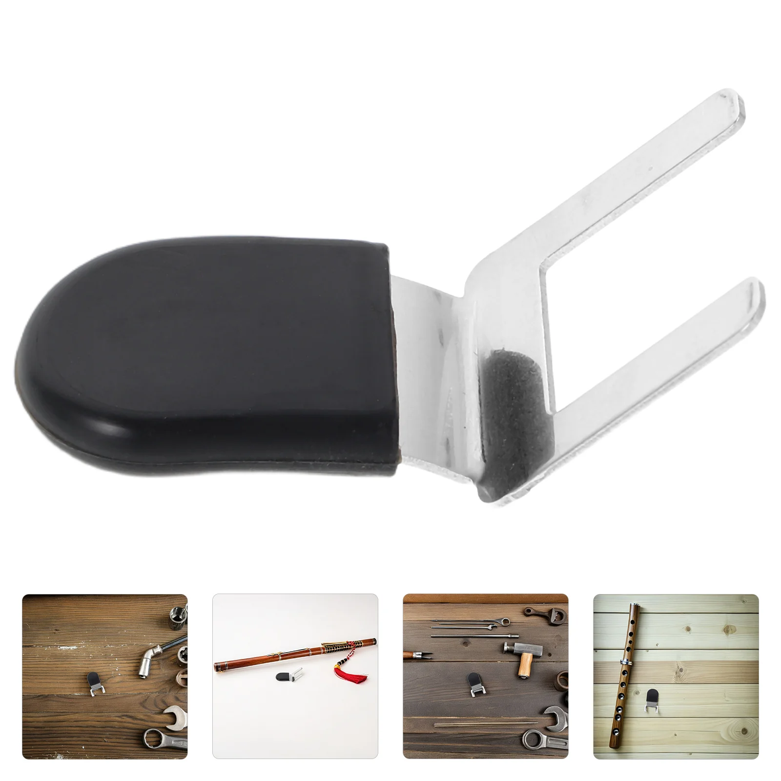 

Clarinet Thumb Rest Cushion Rubber Anti-Slip Finger Pad Black Reusable Instrument Accessories Saxophone Oboe Finger Rest