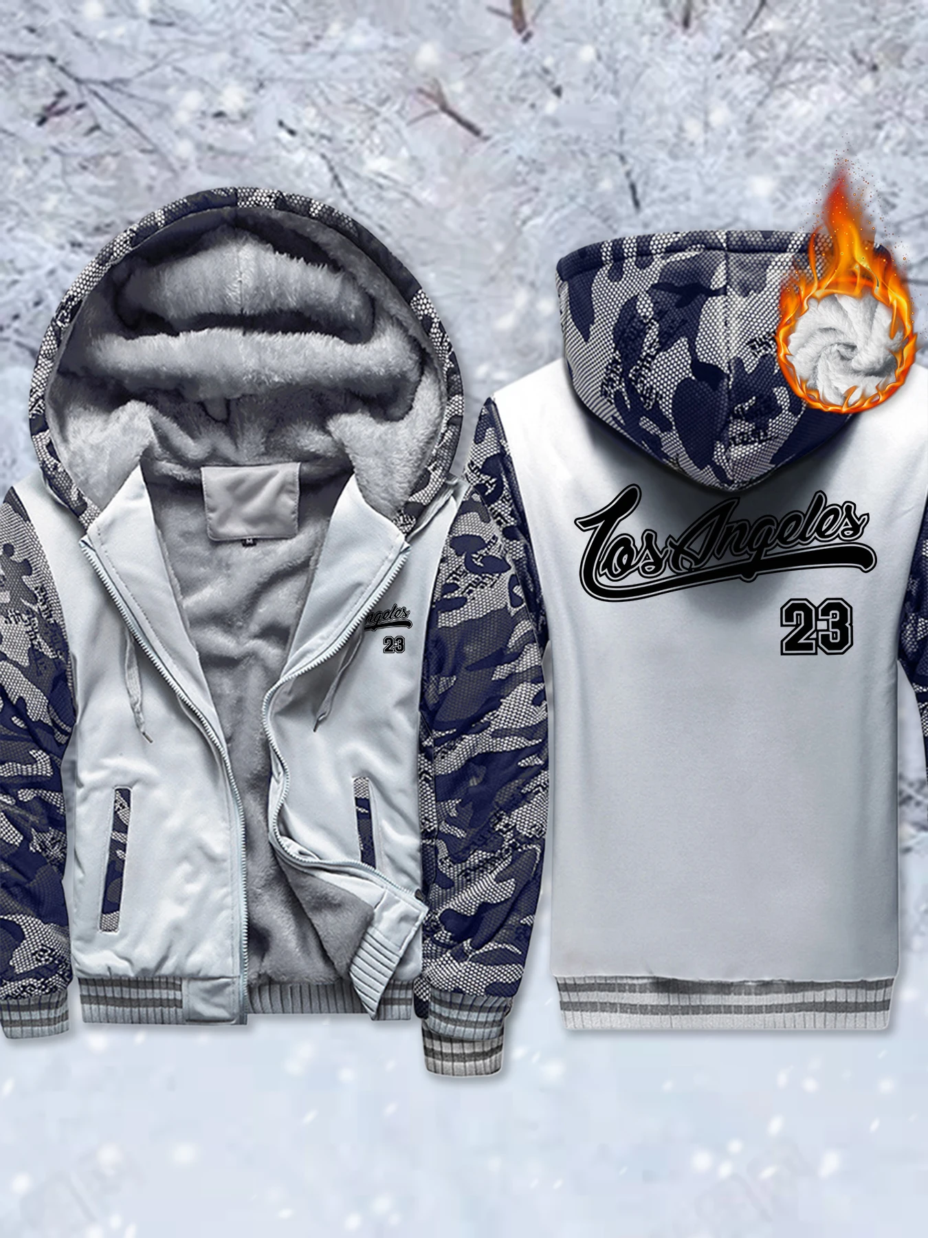 

Лос-Анджелес, номер 23, флисовые куртки с карманами, мужская базовая спортивная одежда на молнии, зимнее утепленное пальто, теплая удобная верхняя одежда унисекс