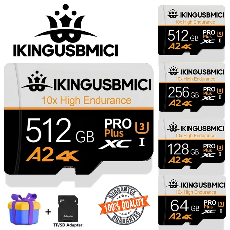 32GB 256GB 512GB Memory Card Micro TF Card SD Cards TF Cards V30 4K Full HD Full HD Ultra HD for Nintendo Switch Gaming Tablet