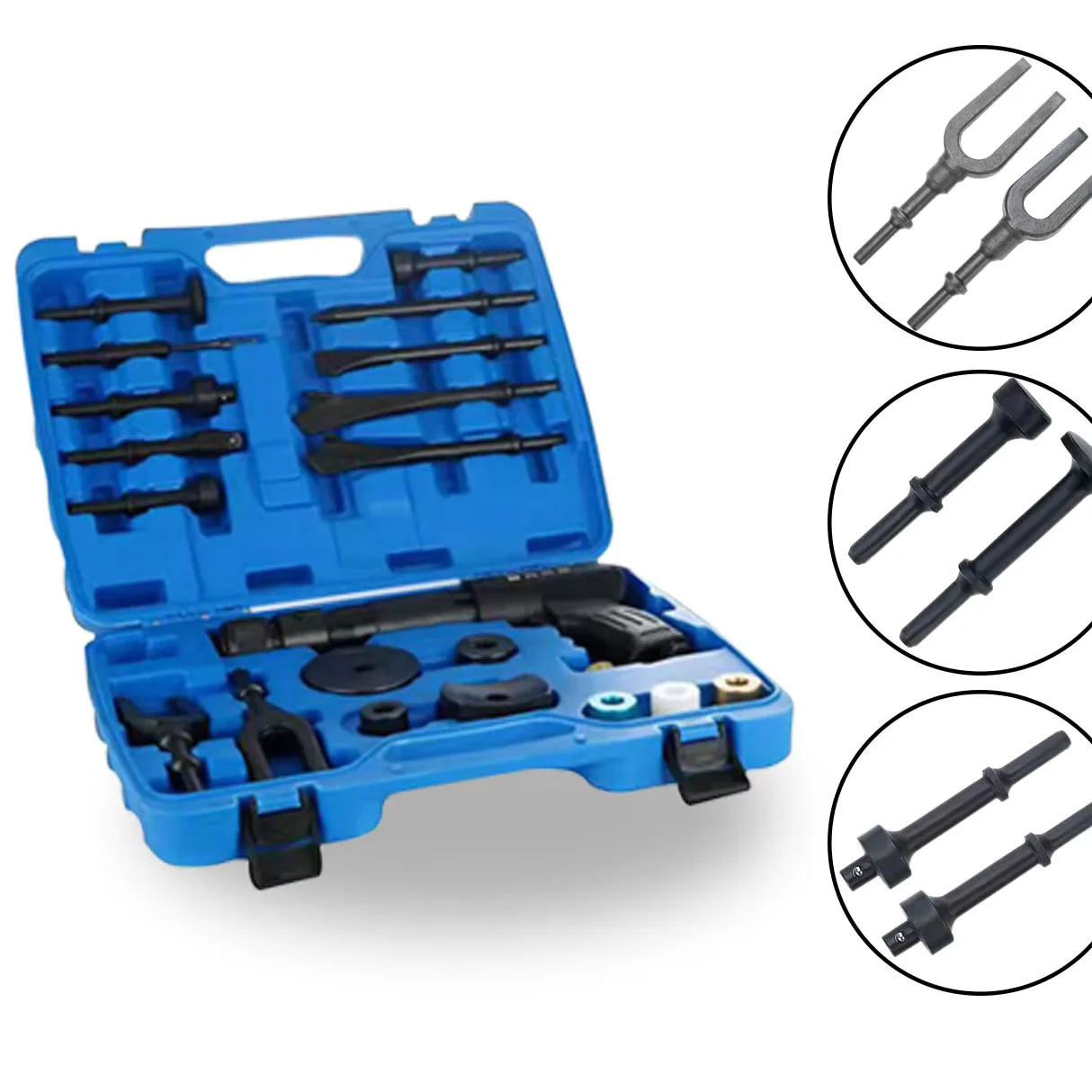 Hight quality Car Chassis Repair Tools, Ball Joint Control Arm Shock Absorber Strut Nut Remover Installer Tool Set Impact Hammer