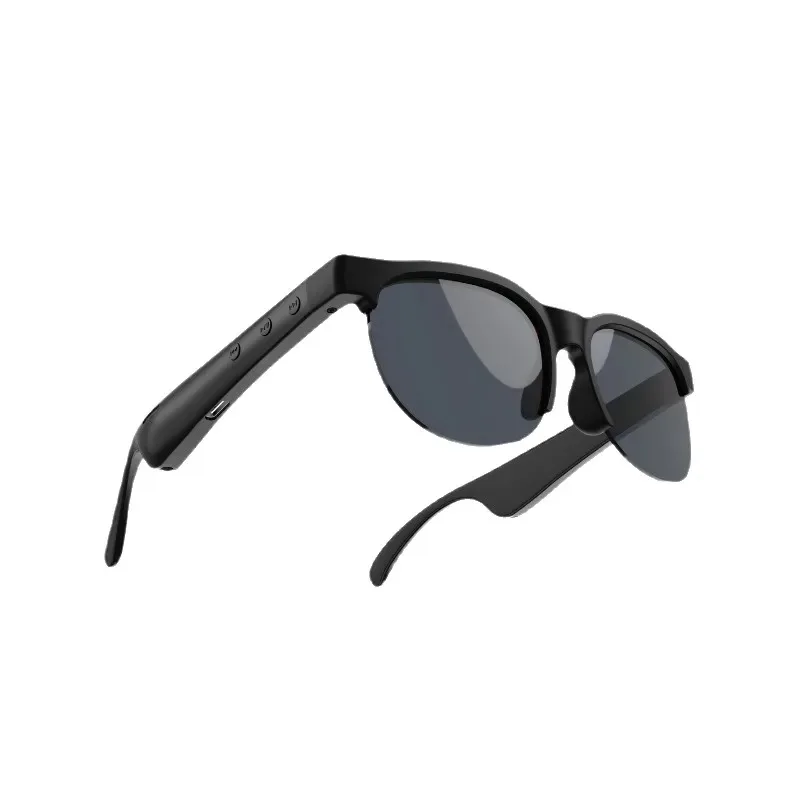 AI Smart Glasses Bluetooth Open Ear Headphones Wireless Audio Sunglasses for Men Women Outdoor Sports Driving Cycling Running