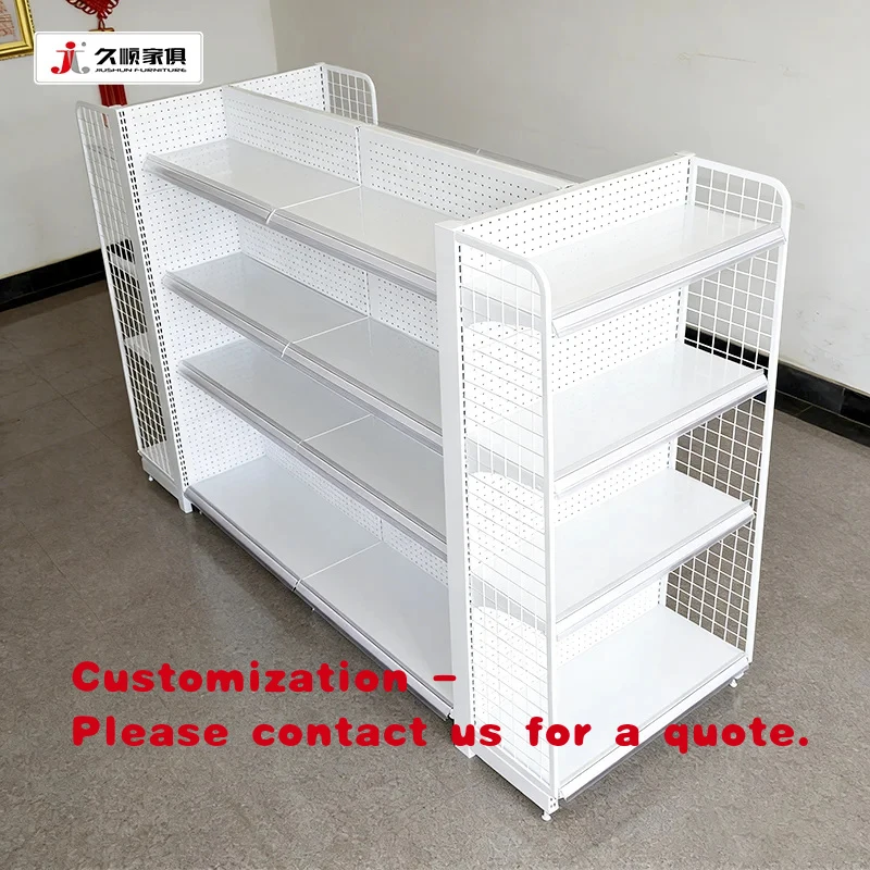 custom.Metal Custom Supermarket Shelves Retail Display Gondola Shelving Rack Shop Grocery Store Market