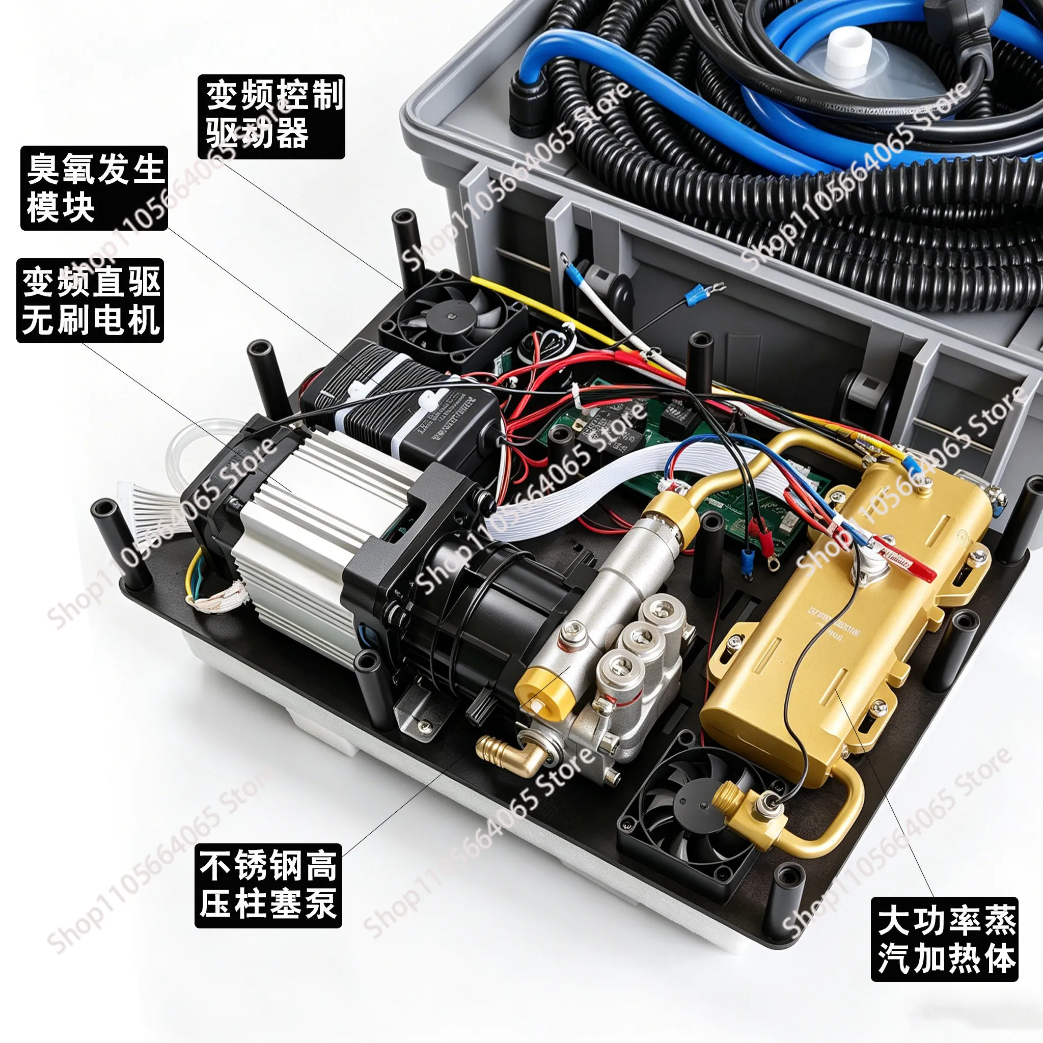Direct Drive Silent Brushless High Pressure Steam Cleaner Home Appliance Cleaner