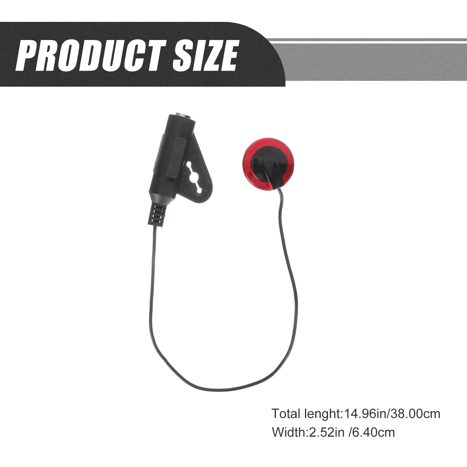 Pastilla de guitarra acústica para orificio de sonido, transductor de instrumentos de madera, fácil de instalar, accesorio práctico, piezas de instrumentos musicales, 1 Uds.