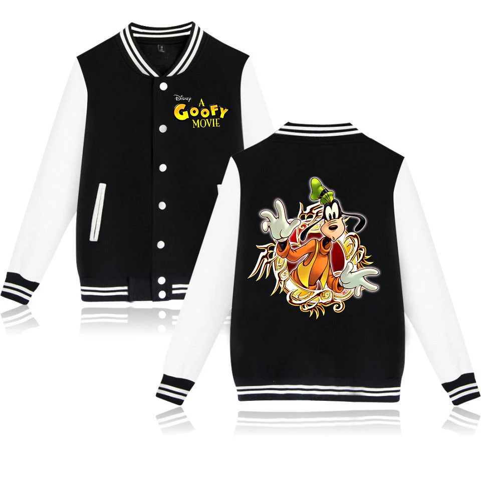 

A Goofy Movie Varsity Baseball Bomber Jackets Men Women Loose Clothes Streetwear Kids Boys Girls Harajuku Jacket Single Coats