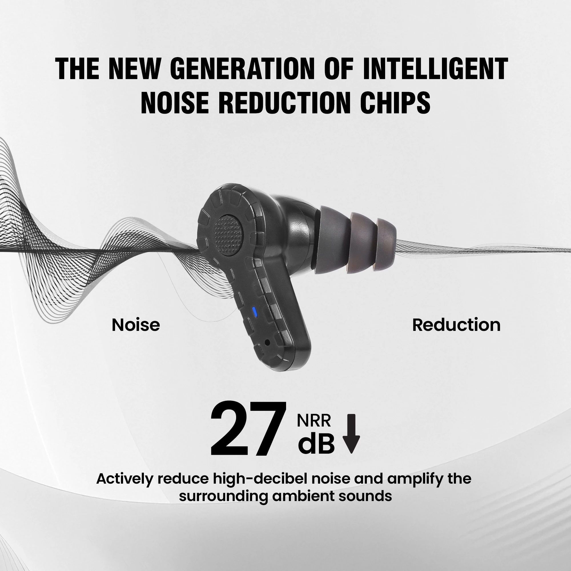 ARM NEXT tactical headset  anti-noise earplugs noise-cancelling for shooting hearing protection NRR27dB