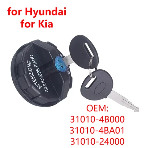 310104B000 Car Petrol Diesel Fuel Tank Filler Cap with 2 Keys 310104BA01 for Hyundai H100 HD65 HD72 HD78 TRUCK SG 791 for Kia