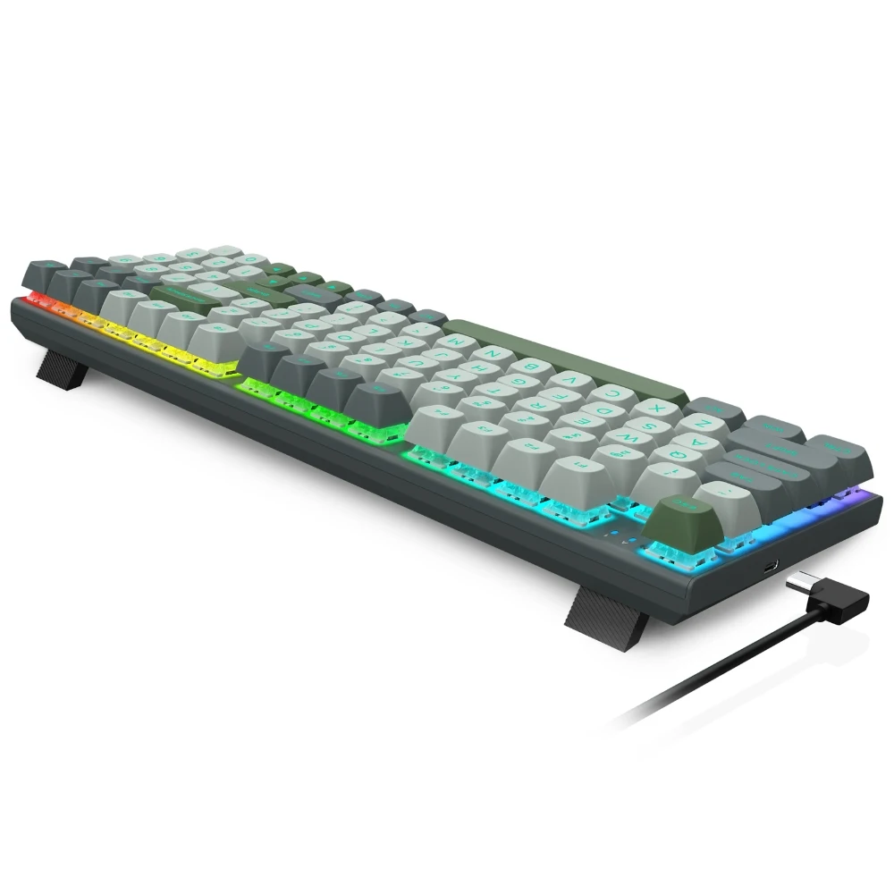 Imagem -04 - Teclado Mecânico E-yooso Hz-94 Teclados para Jogos Tkl de Gatilho Rápido Teclado de Interruptor Magnético Hiper Rápido Rgb Compacto 94 Teclas