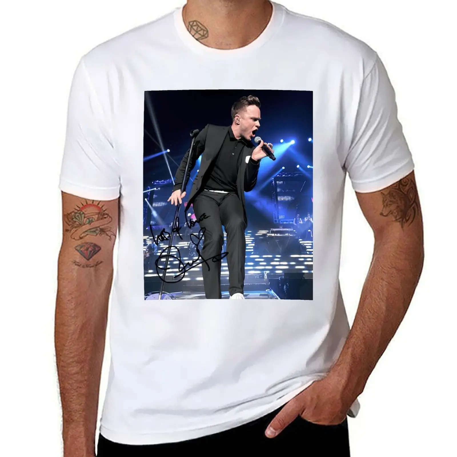 

olly murs art T-Shirt t shirts for man slim fit anime tshirt T-Shirt