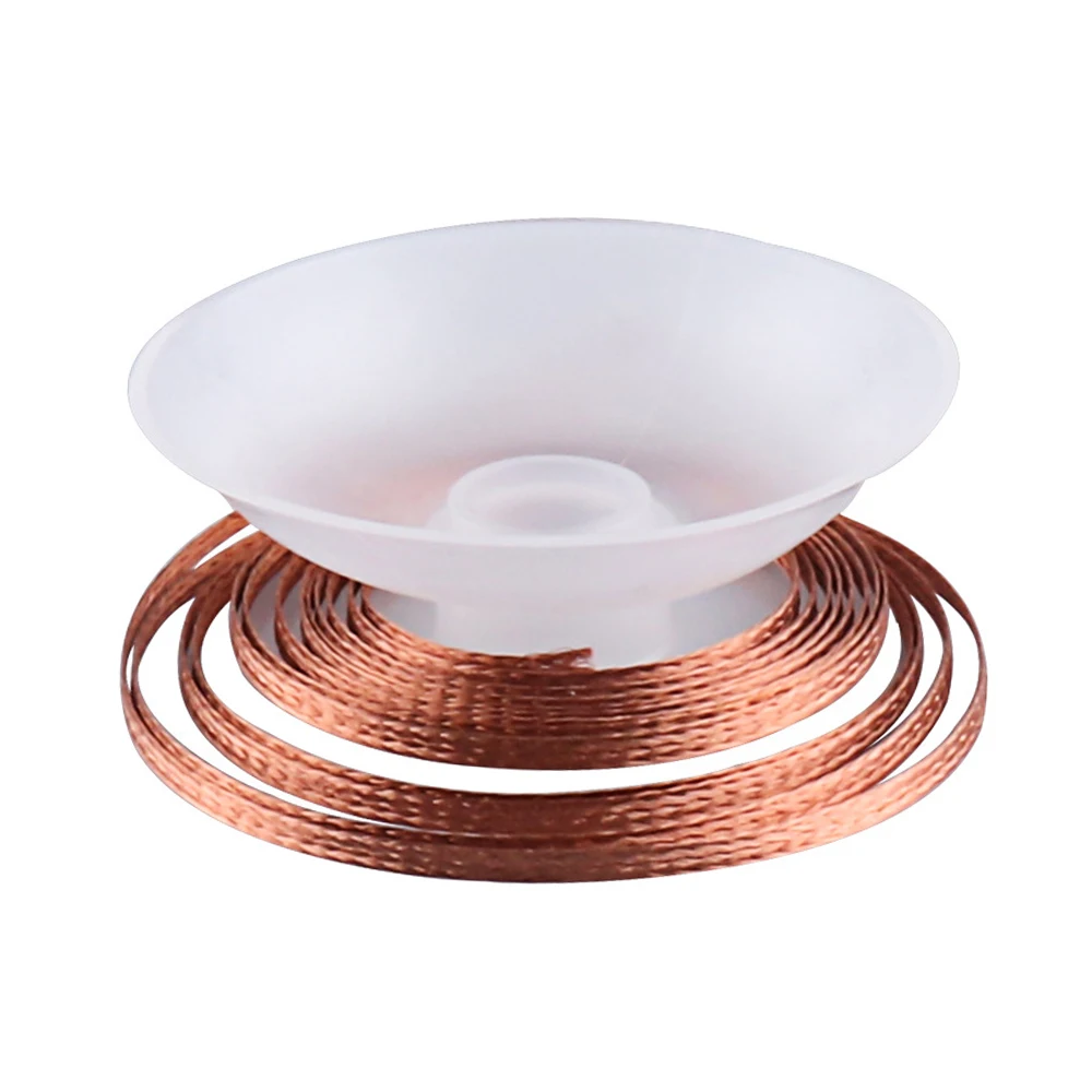 เครื่องมือซ่อมแซมฟลักซ์สายตะกั่วแบบดูดตะกั่ว1mm-2.5mm-4mm ยาว1.5เมตร