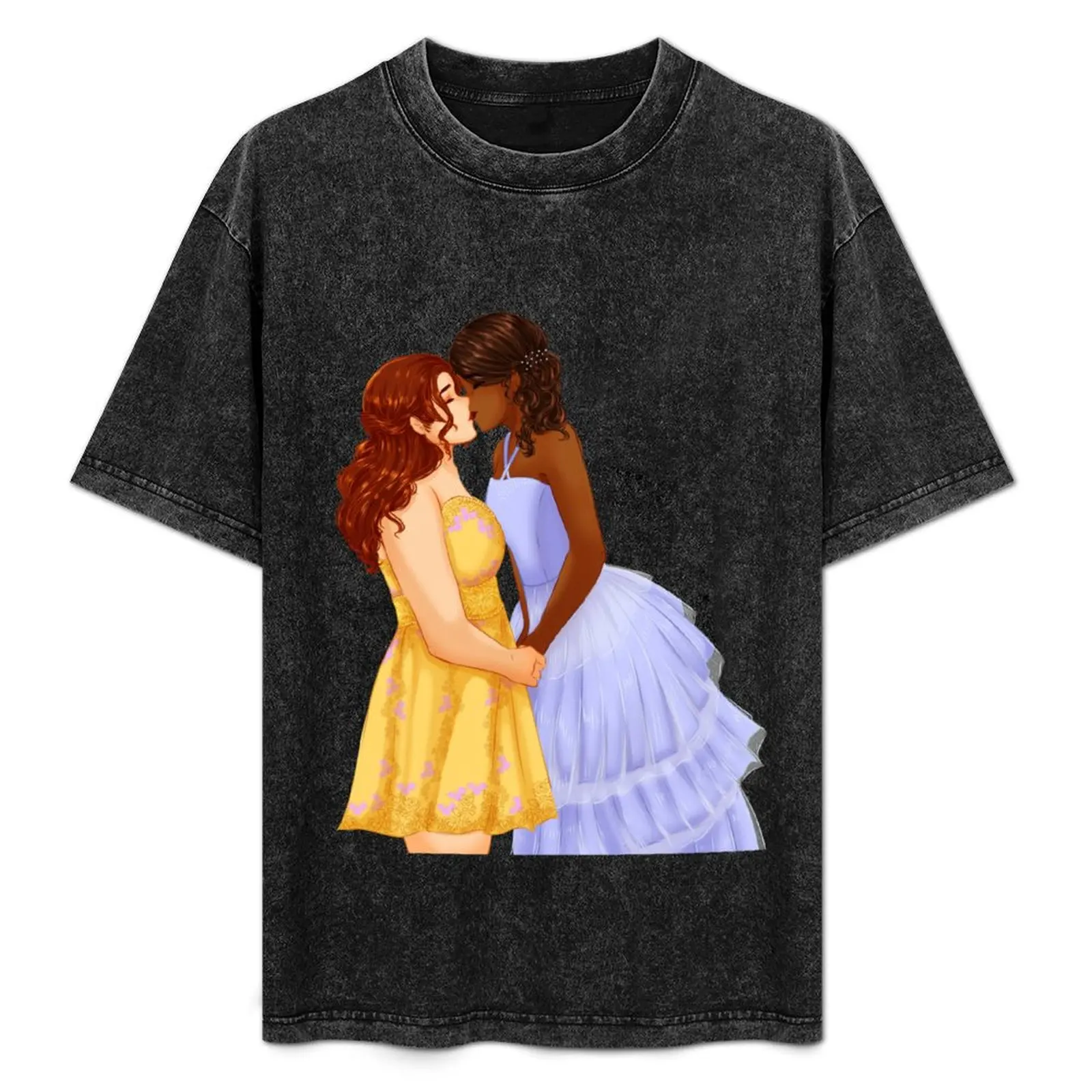 

Leah and Abby T-Shirt Anti-Fade Casual Tee Shirt