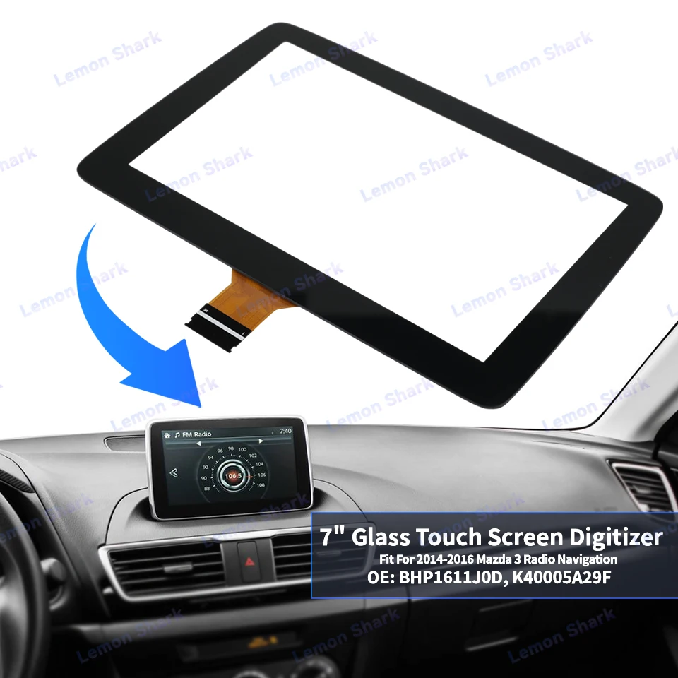 7 Inch 36 Pins Touch Screen Fit Mazda 3 CX-3 2014-2016 Axela 2016-2017 MX-5 Demio TM070RDZ38 Car Radio Multimedia Player