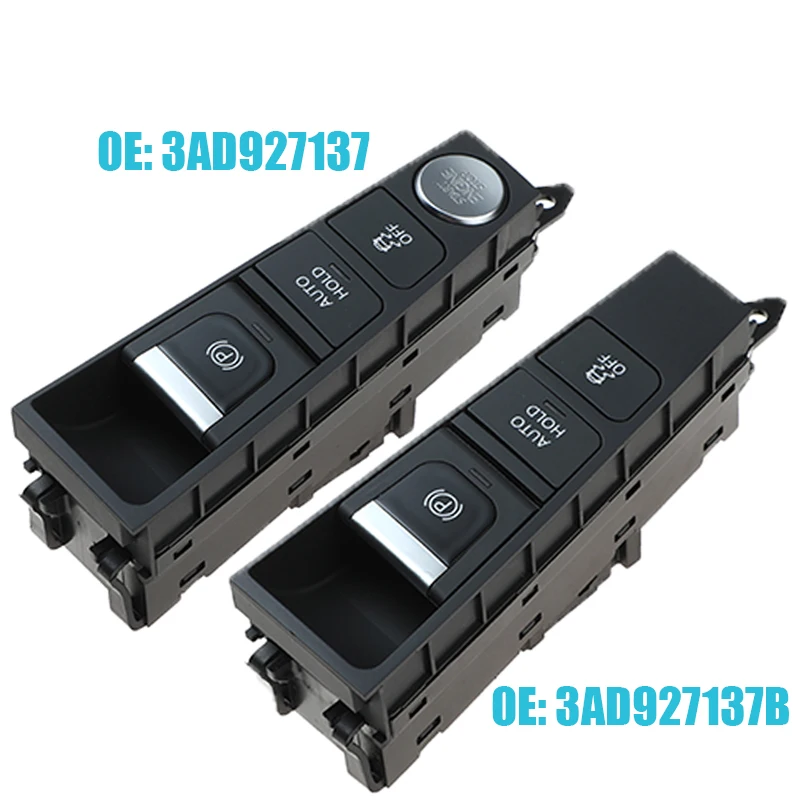 

3AD927137 3AD927137B 3AB927137D 21 Pins Electric Handbrake Switch Parking Brake Button For 2012- 2015 VW Passat B7 Passat CC
