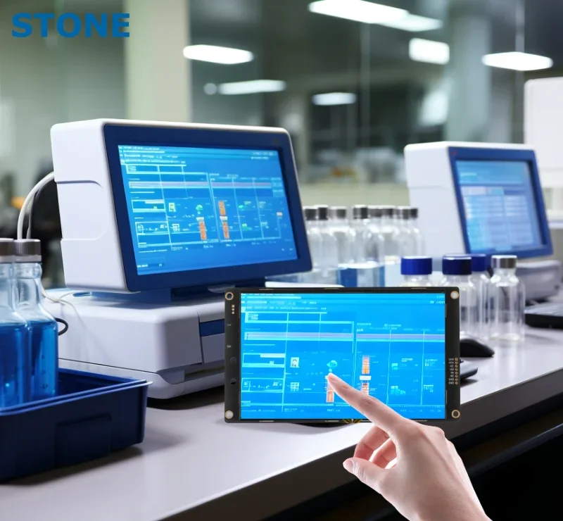 STONE 8.0 промышленный тип HMI Smart UART последовательный сенсорный TFT ЖК-модуль дисплея для Arduino ESP32 ESP8266