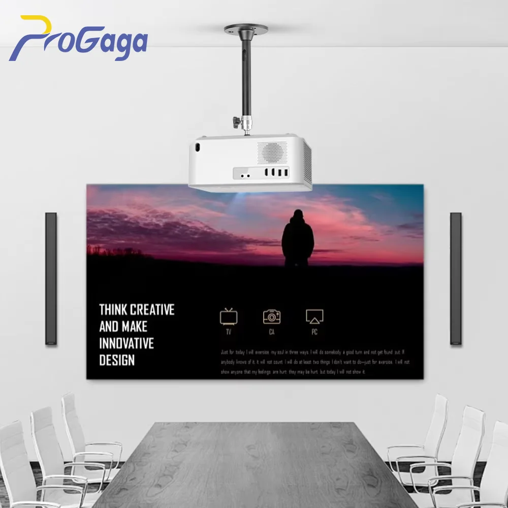 ミニプロジェクター三脚 6 ミリメートル 21 センチメートル金属壁天井マウント 1/4 ホルダースタンド取付 HY300 プロ HY310 TD80W プロジェクターカメラブラケット