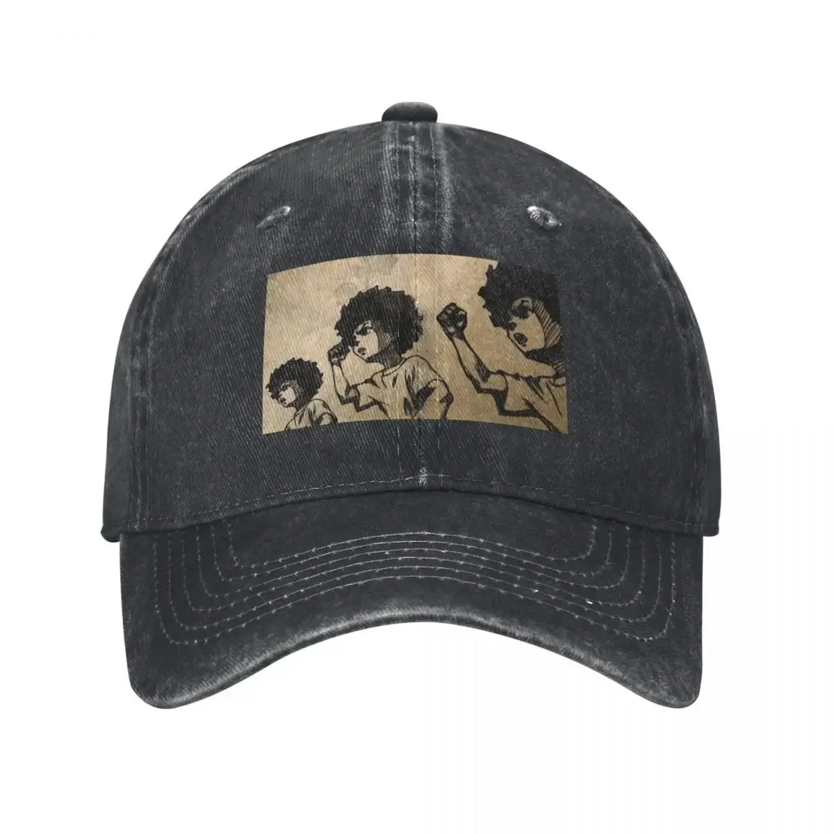 The Boondocks Huey Freeman Baseball Cap Cosplay Luxury Hat Designer Hat Trucker Hat Women Men's