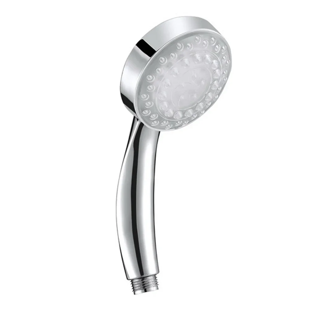 Colorful Romantic Automatic Magic 7 Color Rainfall Shower Head 4 LED Lights Handing Round Head Bath Bathroom Water Shower Heads