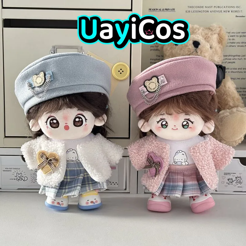 

20 см одежда для кукол Лолита вечерние милое платье для девочек юбка шляпа одежда костюм мягкие плюшевые аксессуары для кукол аниме игрушка детский подарок