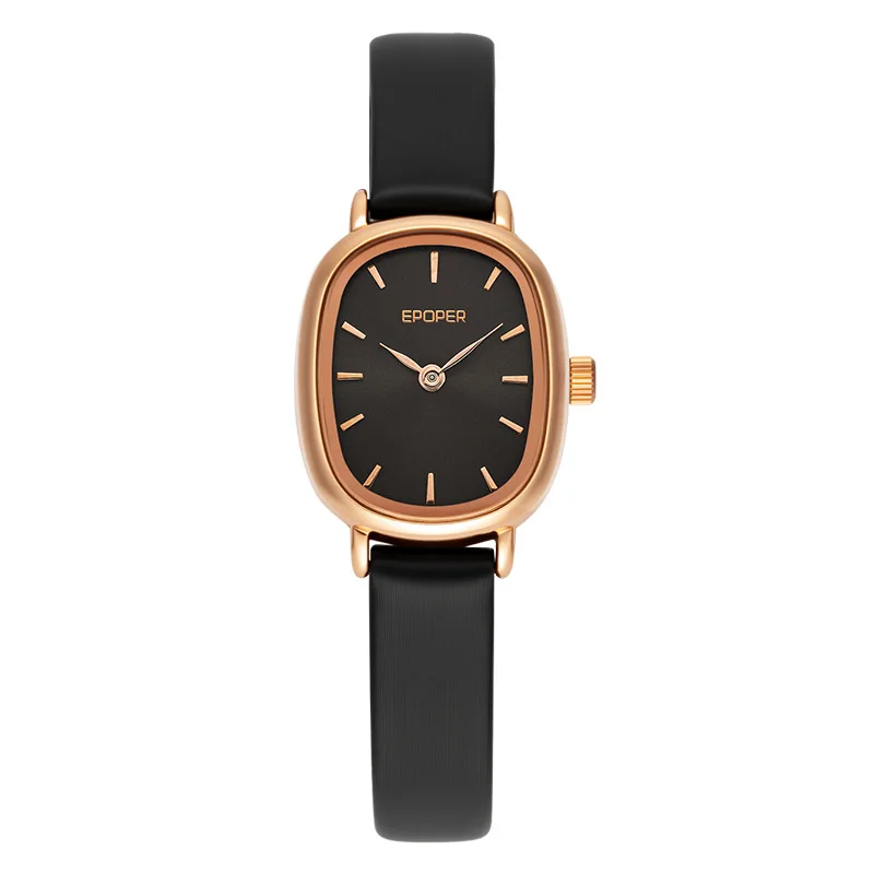 

Женские часы с овальным маленьким циферблатом, водонепроницаемые часы премиум-класса с ремнем, повседневные часы с темпераментом
