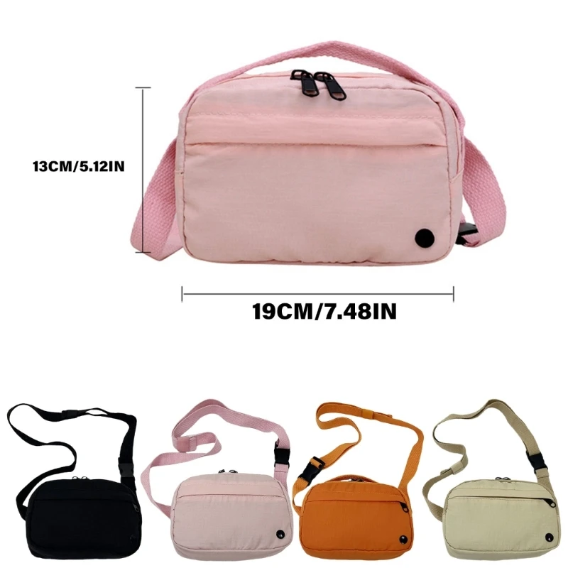 E74B Multifunctionele sportborsttas voor heren en dames Japanse straatschouder crossbodytas met verstelbare riem