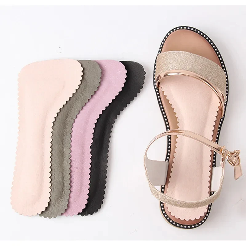Sandals Insoles Self-adhesive Non-slip Women Shoes Pads Breathable High-heeled Shoe Soft Cushion Sole Stickers Orthotics Inserts