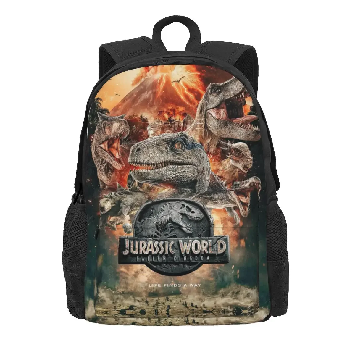

Jurassic World DinosaurFallen Kingdom 2018 Backpack Daypack Large Capacity Kids BookBag School Bag Shoulder Bags for Men Women