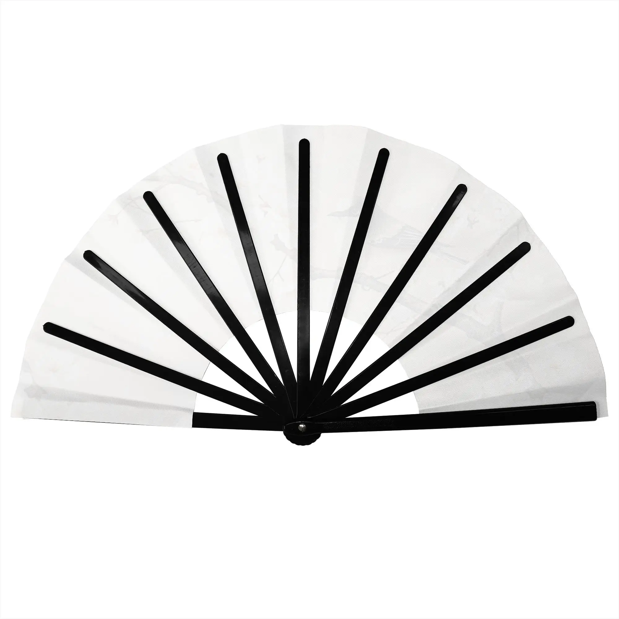 Flowers Fragrant And Birds Singing Traditional Folding Fan Oriental Art  High-Quality Fans Gift Classic Decorative Hand Fan