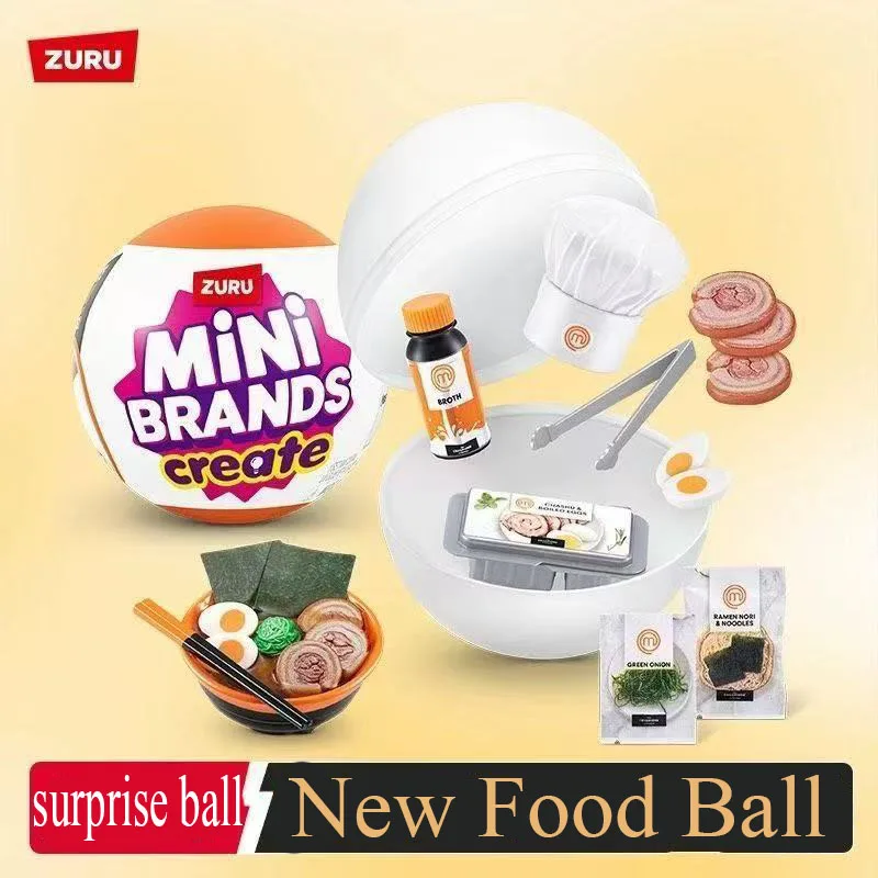 

Zuru Mini Brands Blind Box 5 Culinary Masters Surprise: Набор для творчества DIY «Кулинарные мастера» — миниатюрные игрушки-сюрпризы для фанатов, имитирующие кухню и еду