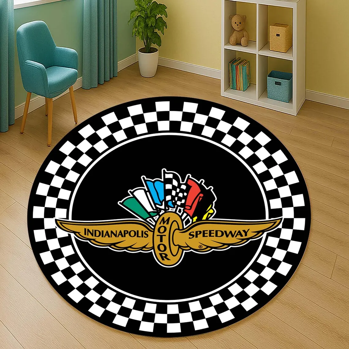 Army Rug, Military Round Carpet, Patriotic Rug, United States Army Mat, Soldier Room Decor, Army Floor Mat, Army Seal Rug