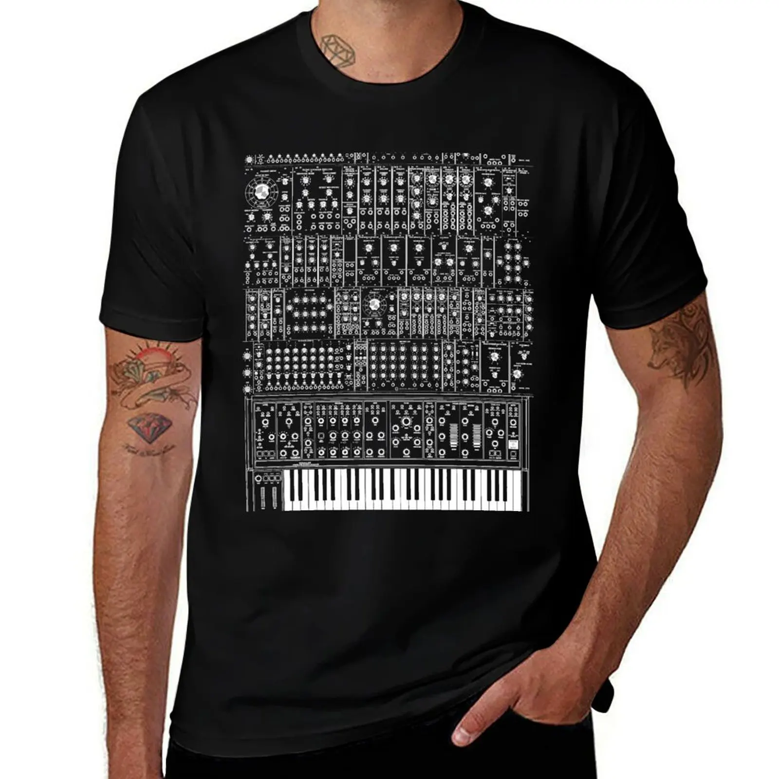 MOOG MODULAR - DARK HOODIE T-Shirt affliction shirts custom t-shirts for a boy rapper graphic tees outfits for men