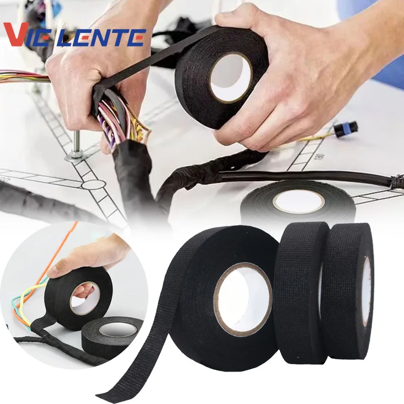 Electrical Insulating Tape Heat Resistant Harness Tape Car Cable Harness Wiring Loom Protection Waterproof Tape