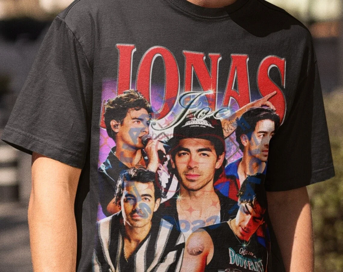 Limited Super Fresh Joe Jonas Shirt Homage Joe Jonas 90s Tshirt Jo Brothers Team Joecation Eyes Shirt Jo Brothers Concert Y2K Te