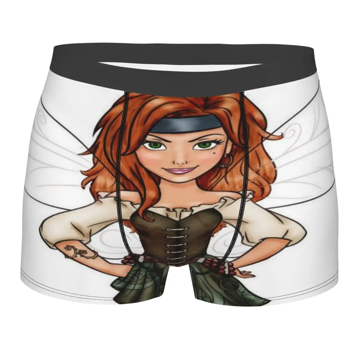 

Custom Tinker Bell And The Pirate Fairy Cartoon Underwear Male Printed Boxer Shorts Panties Briefs Soft Underpants